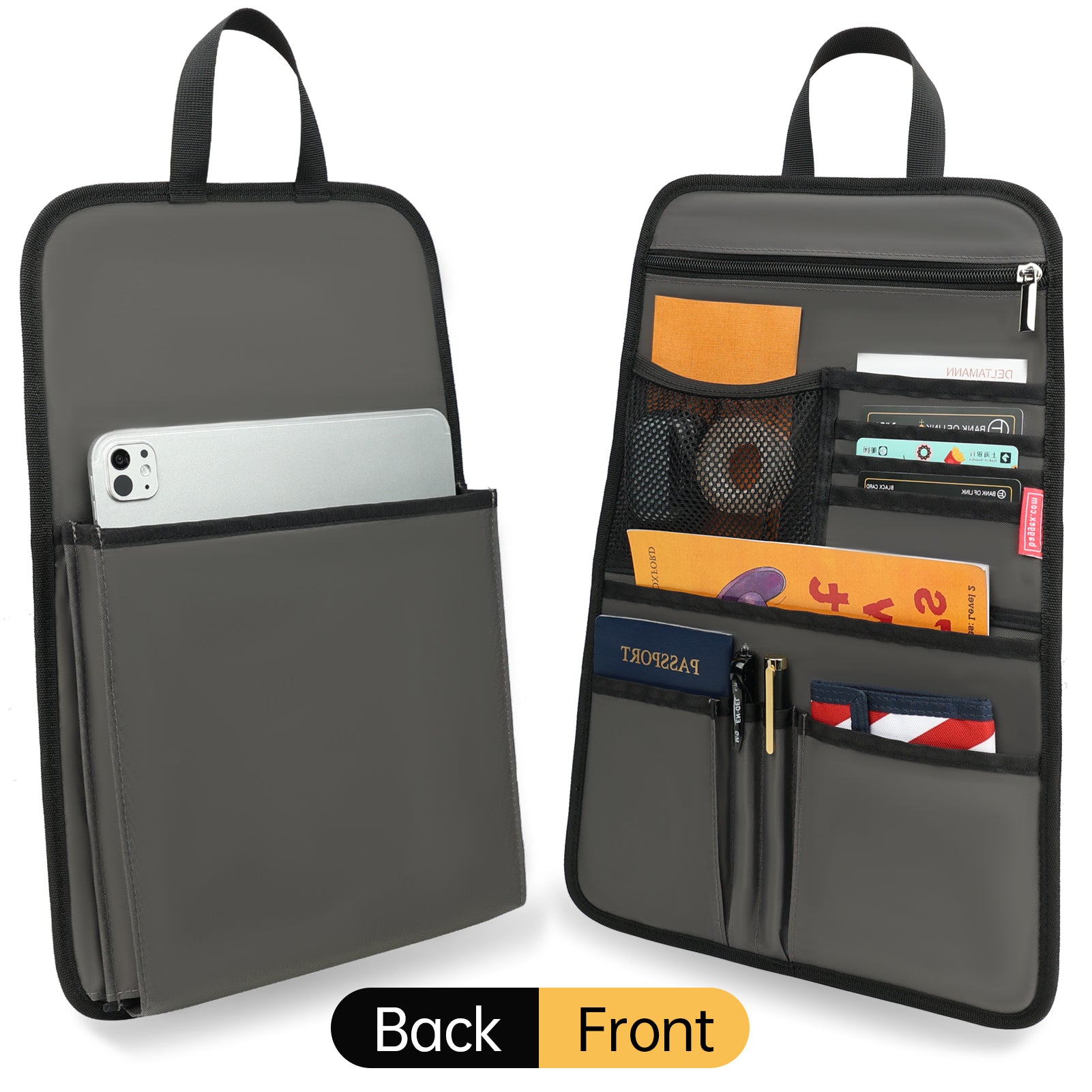 Travel Organizer Insert for Backpack | Portable Document & Passport ...