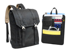 Backpack with Insert Organizer Set, for Travel, Business, College, Casual, Slim and Smart Looking, Women & Men