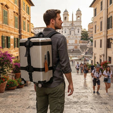 Hardcase Backpack Conversion System with Adjustable Straps for Easy Travel – ideal for carrying 22-30 Inch Hard shell/Luggage