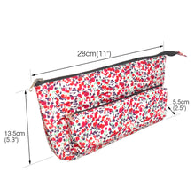 Makeup Bag Bag Organzier Reversible Multi-Pockets Water-resistant & Heavy-duty easy to clean  perfect for vanity travel.