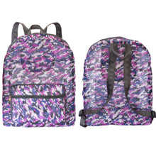 Mesh See-Through Foldable Backpack | Transparent Bookbag for School, Beach, Travel, Hike & Gym Daypack