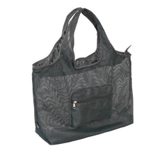 Foldable Mesh Tote Bag for Shopping | Reusable Collapsible Grocery Bag for Supermarkets, Beach, Picnics & Daily Errands