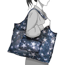 Foldable Mesh Shopping Tote Bag for Supermarkets Department Stores Farmers' Markets Beaches PicnicsDaily Errands