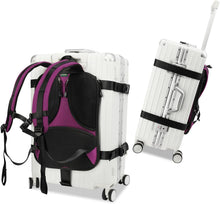 Hardcase Backpack Conversion System with Adjustable Straps for Easy Travel – ideal for carrying 22-30 Inch Hard shell/Luggage