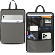 Backpack Insert Organizer, Office File Document Storage, Bag in Bag, Padded Nylon, Water-Repellent for Business Casual Men Women