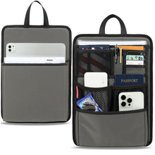 Bag Organizer Insert, Bag in Bag, Office File Document Bag Storage Organizer, Padded Nylon, Water-Repellent for Business Casual Men Women