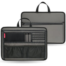 Business Briefcase Organizer Insert - Multi-Pocket Travel Document & Essentials Tidy