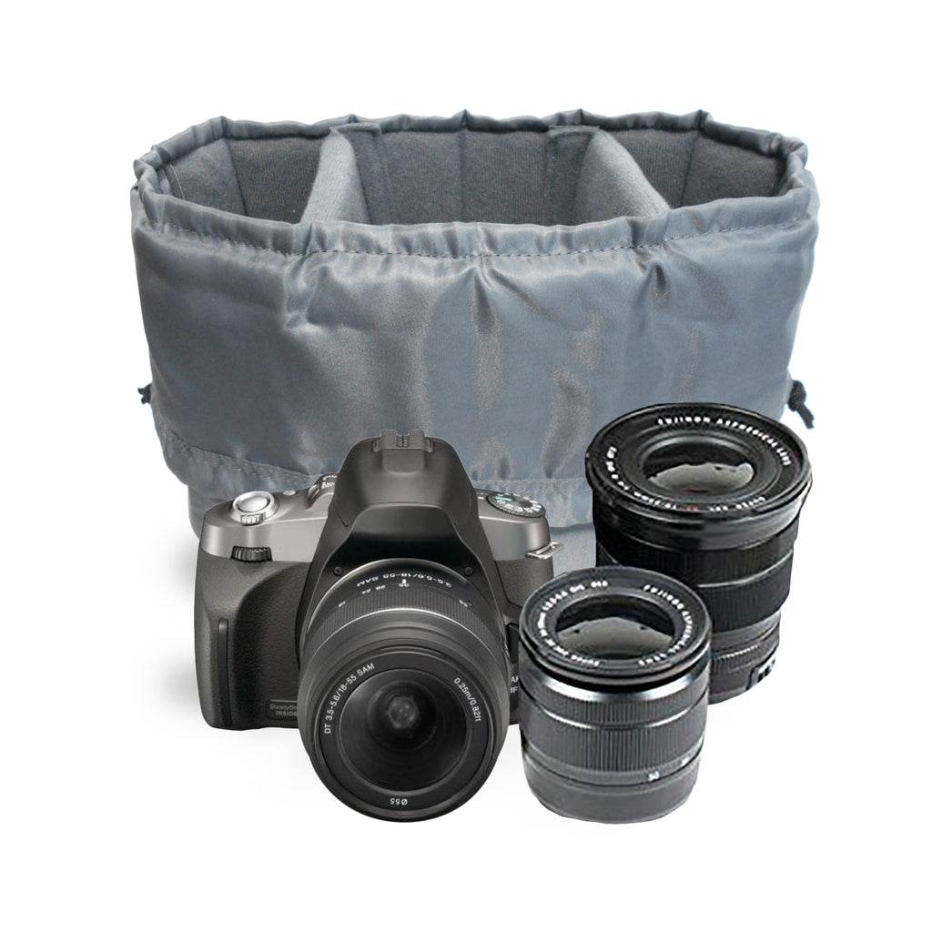 Padded Camera Insert Bag for Backpacks | Protective DSLR Lens Pouch ...