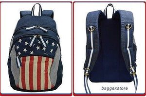 US Flag Casual Backpack