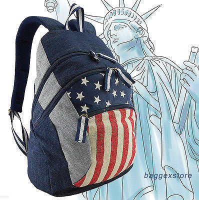 US Flag Casual Backpack