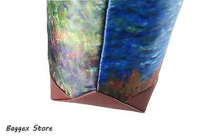 Masterpiece Painting Shoulder Tote Bag(Claude Monet-Cliff Walk At Pourville)