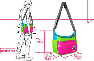 Sunelife Colorful Outdoor Shoulder Bag