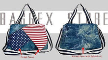 US Flag Tote Bag with Removable Shoulder Strap