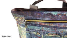 Masterpiece Painting Tote Bag(Vincent Van Gogh-Bridges across the Seine)