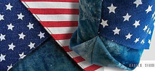 US Flag Tote Bag with Removable Shoulder Strap