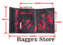 RFID Blocking Ballistic Nylon Pattern Print Wallet