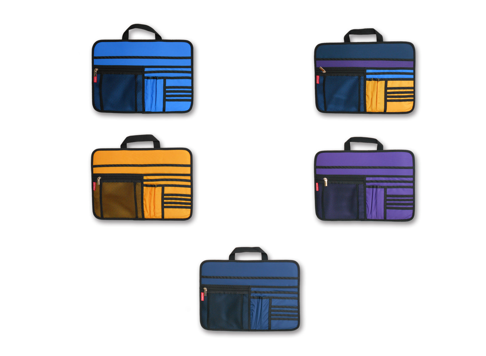 Handbag/Briefcase Insert Organizer (L) Blue
