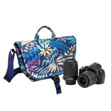 Stylish Camera Shoulder Bag for a DSLR Camera, 1 standard lens(SUMMER LEAVES)