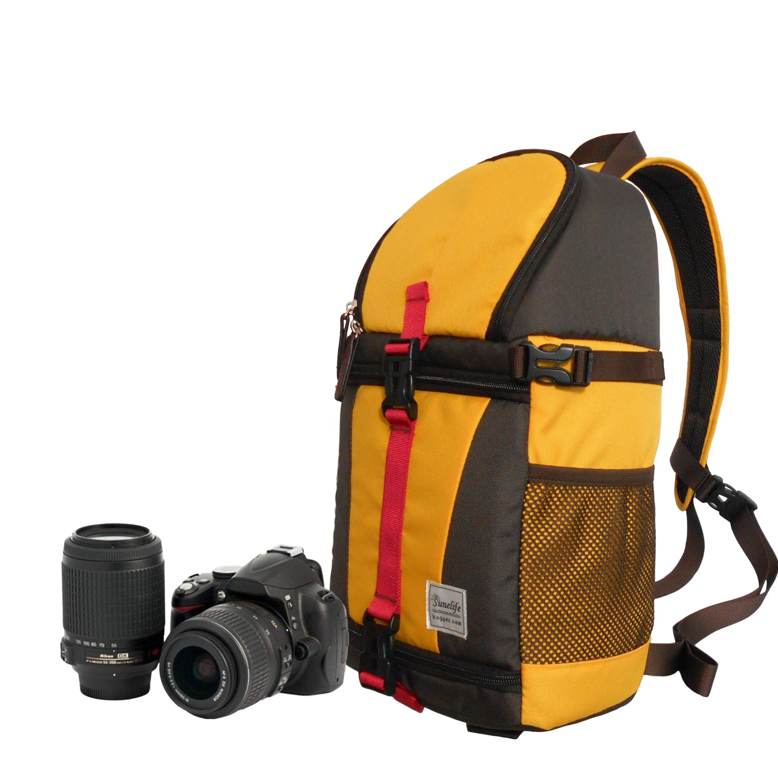 crossbody camera and travel bag Besnfoto Small Camera Shoulder Purse Compact Case 2 x front and rear pockets for quick access to essentials Michael Kors Medium Bryant Shoulder