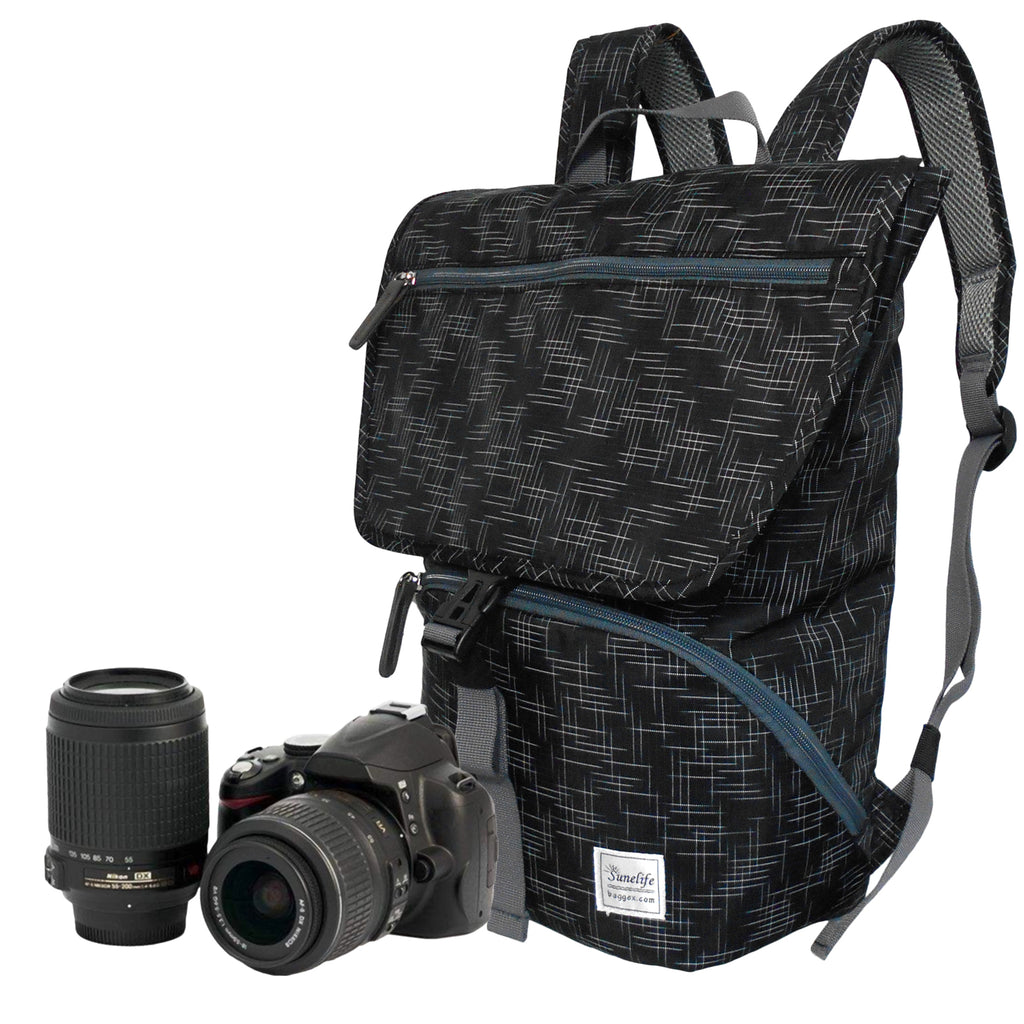 Sunlife Camera Backpack | Padded Camera Bag for DSLR & Mirrorless ...