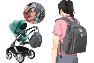 Diaper Backpack for Dad & Mom, Unisex Design