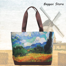 Van Gogh Wheat Field with Cypresses Tote Bag | Premium Canvas Art Tote Bag | Reusable Shopping Bag for Art Lovers, Daily Commute & Travel