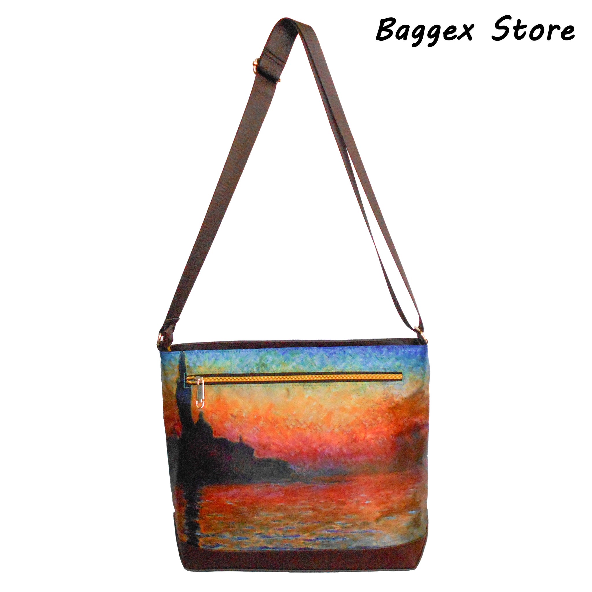 Masterpiece Painting Shoulder Bag(Claude Monet-San Giorgio