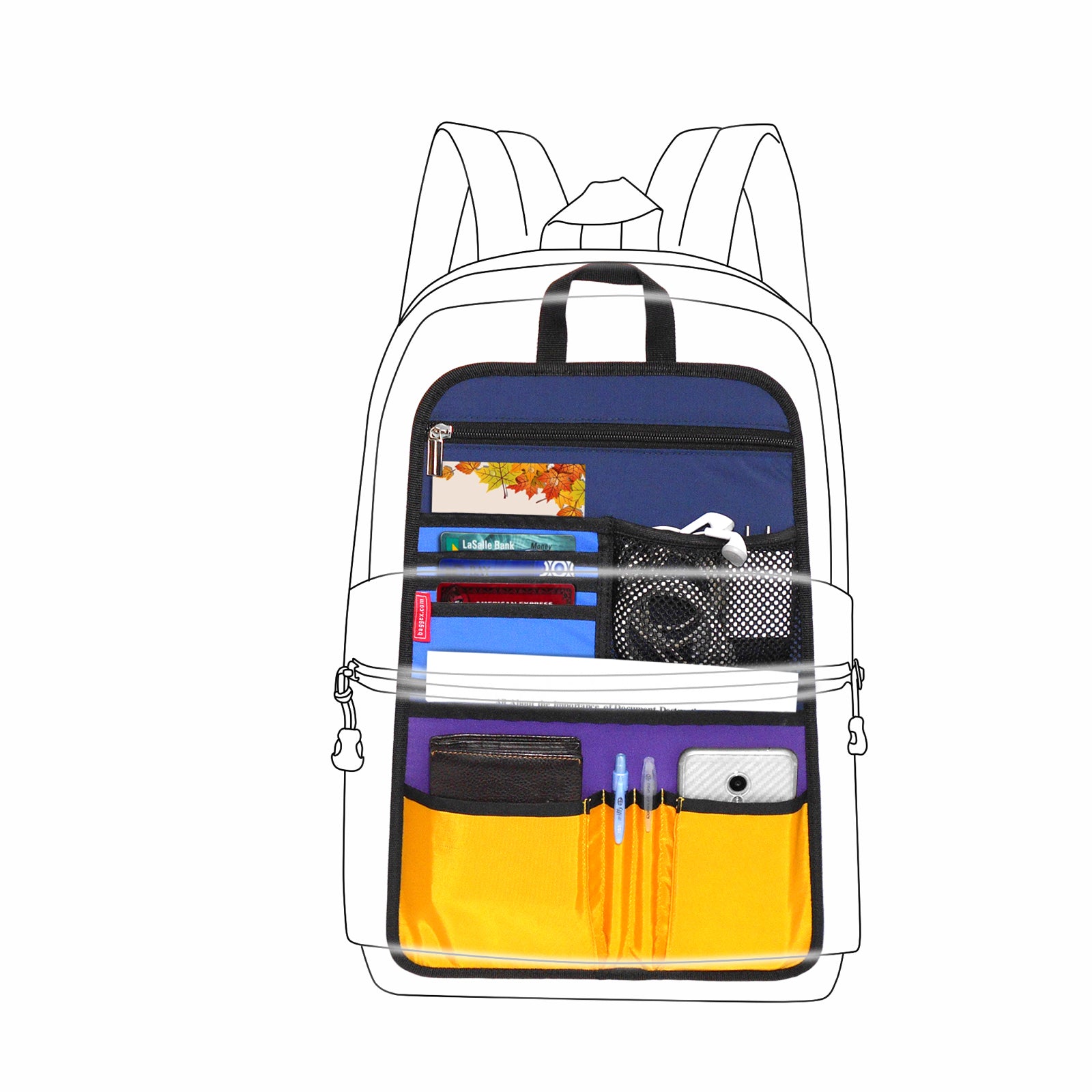 Insert Organizer Backpack, Organizer Bag Insert Backpack