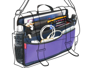 Handbag/Briefcase Insert Organizer with Gusset (L)