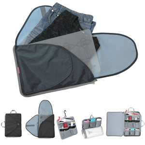 Short Trip 3 in 1 Travel Organizer (Garment folder + Toiletry Organizer + Storage Pouch)