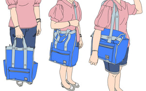 Three Way Tote Shoulder Bag